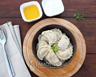 Вареники с квашеной капустой и фаршем