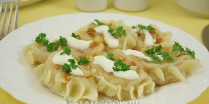 Рецепт вареников с квашеной капустой на молоке