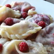 Рецепт Вареников с малиной