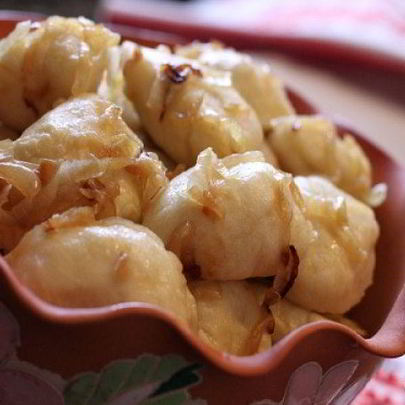 Вареники с мясом на кефире