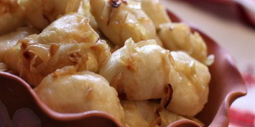 Рецепт вареников с мясом на кефире