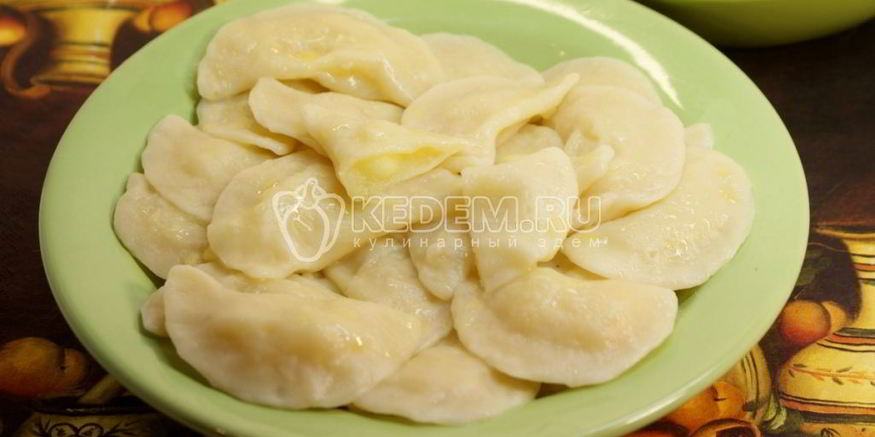 Рецепт вареников с нежным картофелем