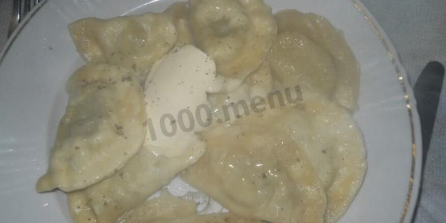 Рецепт вареников с печенью и картошкого