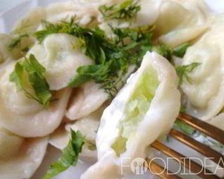 Вареники с редькой