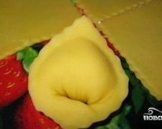 Вареники с салом и сырой картошкой