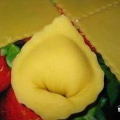 Вареники с салом и сырой картошкой