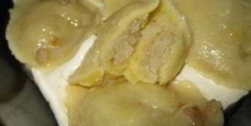 вареники с салом и сырой картошкой