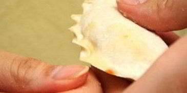 вареники с сыром и ветчиной