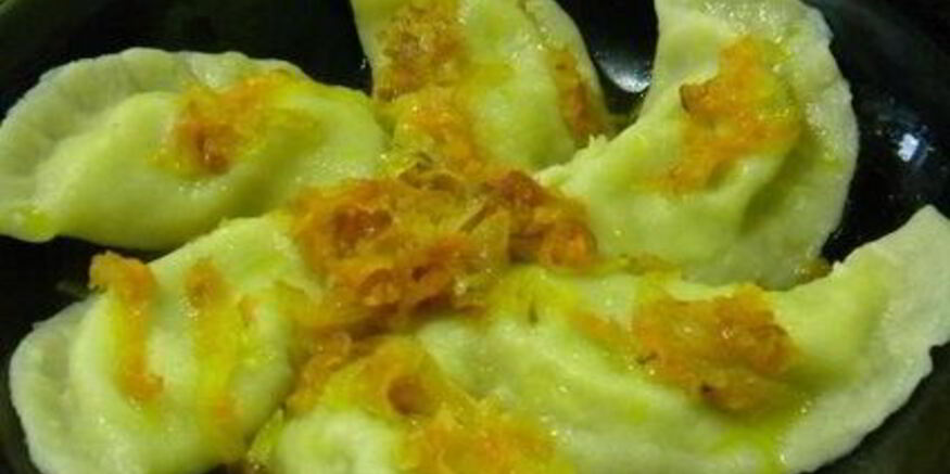 Рецепт вареников с сыром и зеленью