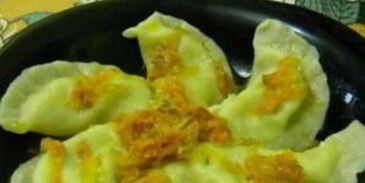 вареники с сыром и зеленью