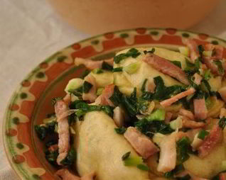 Вареники с творогом и картошкой