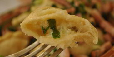 вареники с творогом и картошкой