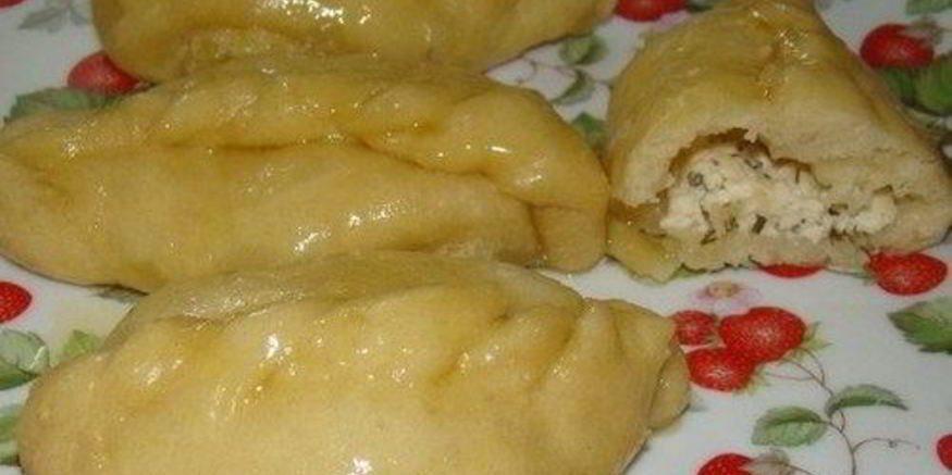 Рецепт вареников с творогома и укропома ны пару