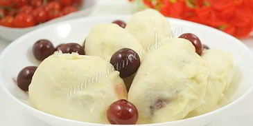 вареники с вишней в мультиварке