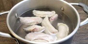 вареники с вишнями из заварного теста