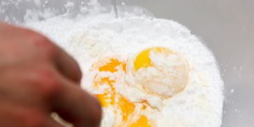 вареники с яблоком и корицей