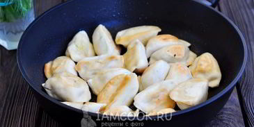 жареные вареники с картошкой