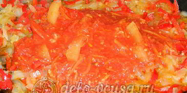 яичная лапша с мясом и овощами