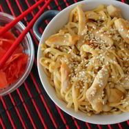 Рецепт Яичной лапши с терияки