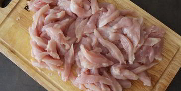 яичная лапша с терияки