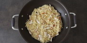 яичная лапша с терияки