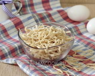 Яичная лапша