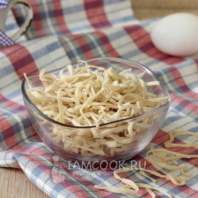Яичная лапша