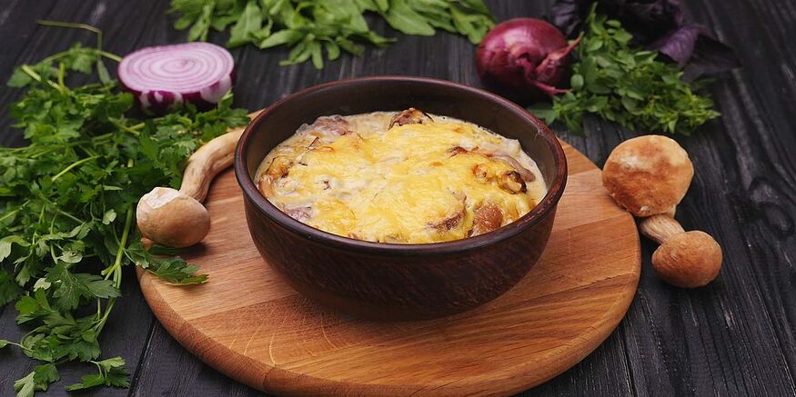 Рецепт грибного жаркого