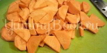 легкое жаркое с тыквой и индейкой