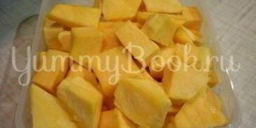 легкое жаркое с тыквой и индейкой