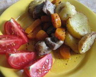 Сухое жаркое с травами