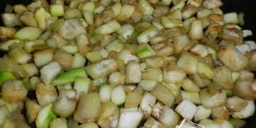 жаркое из баклажанов и курицы
