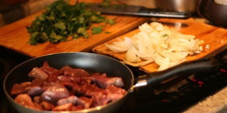 Рецепт жаркого из бараньего сердца