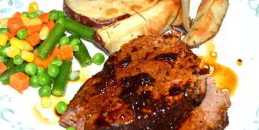 жаркое из говядины на кофе