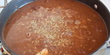 жаркое из говядины с клюквой