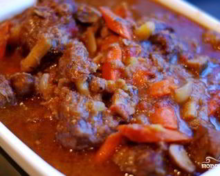 Жаркое из говядины в духовке