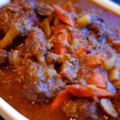 Жаркое из говядины в духовке