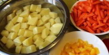 жаркое из индейки с картофелем