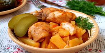 жаркое из кролика в казане