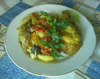 Жаркое из сома