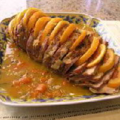 Жаркое из свинины с апельсинами