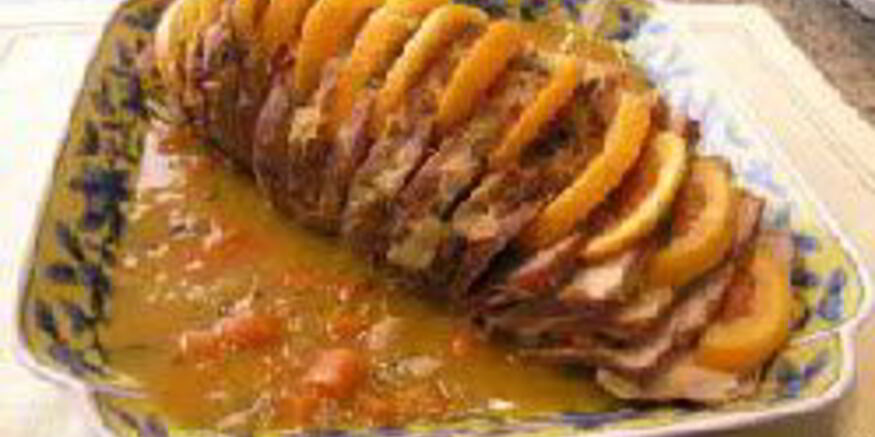 Рецепт жаркого из свинины с апельсинами