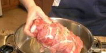 жаркое из свинины с апельсинами