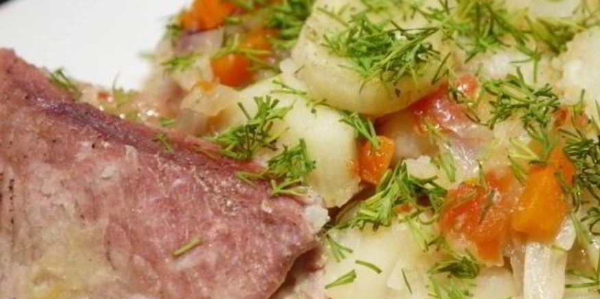 Рецепт жаркого из свинины с картофелем