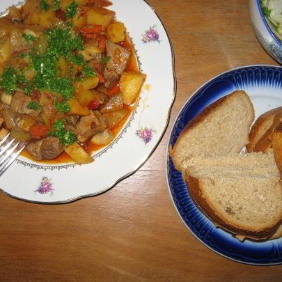 Жаркое на сковороде