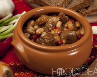 Жаркое с фасолью