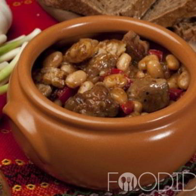 Жаркое с фасолью