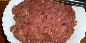 жаркое с грибами и печенью