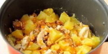 жаркое с грибами