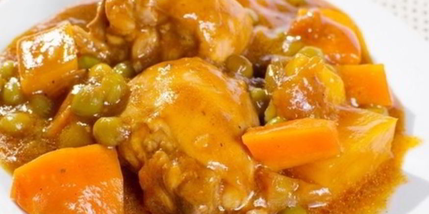 Рецепт жаркого с курицей и овощами